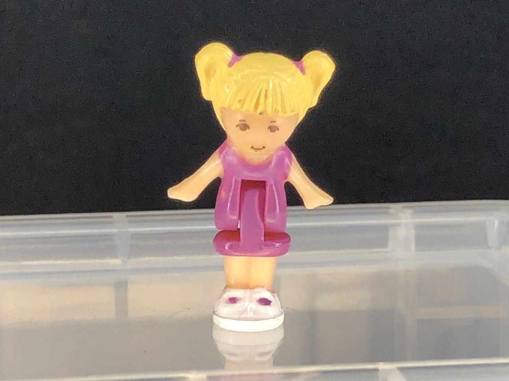Vtg 1989 Bluebird Polly Pocket Figure Tina Doll Only High Street Money Stacie