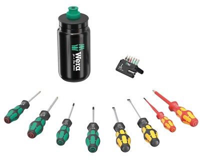 Wera 9540 Kraftform XL Bottle Screwdriver Set 17 Pieces 05100028001