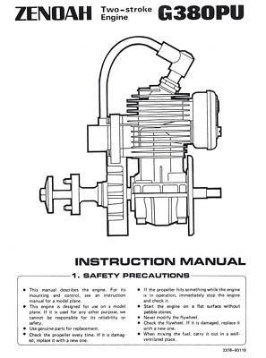 Kamatsu Zenoah G-38 Instruction Manual