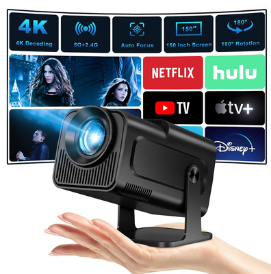 5G 4K Projektor Smart HD LED WiFi Bluetooth HDMI USB Android Heimkino 10000Lumen