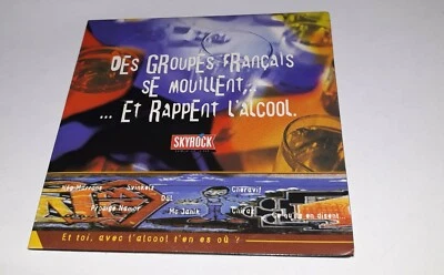 des groupes français se mouillent et rappent l'alcool (cd promo 8 titres) - Photo 1/2