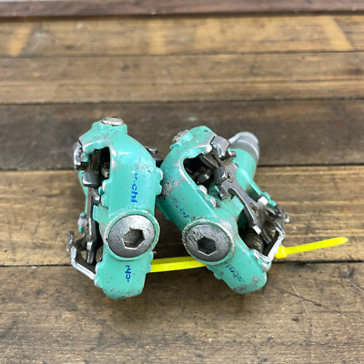 Vintage Bianchi Celeste Pedals SPD Clipless Speed 9/16 in Road 90s