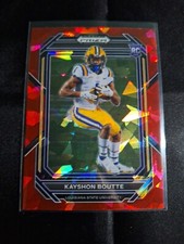 2023 PRIZM DRAFT PICKS RED PRIZM SP #137 KAYSHON BOUTTE RC NEW ENGLAND PATRIOTS