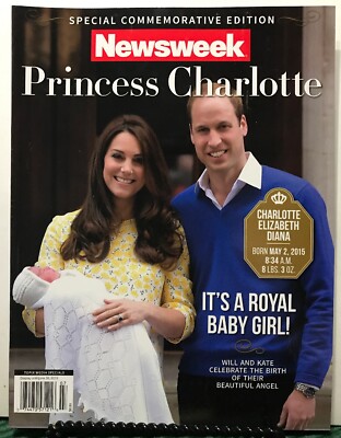 Newsweek Princess Charlotte Royal Baby Girl Special Edition 2015 FREE SHIPPING J