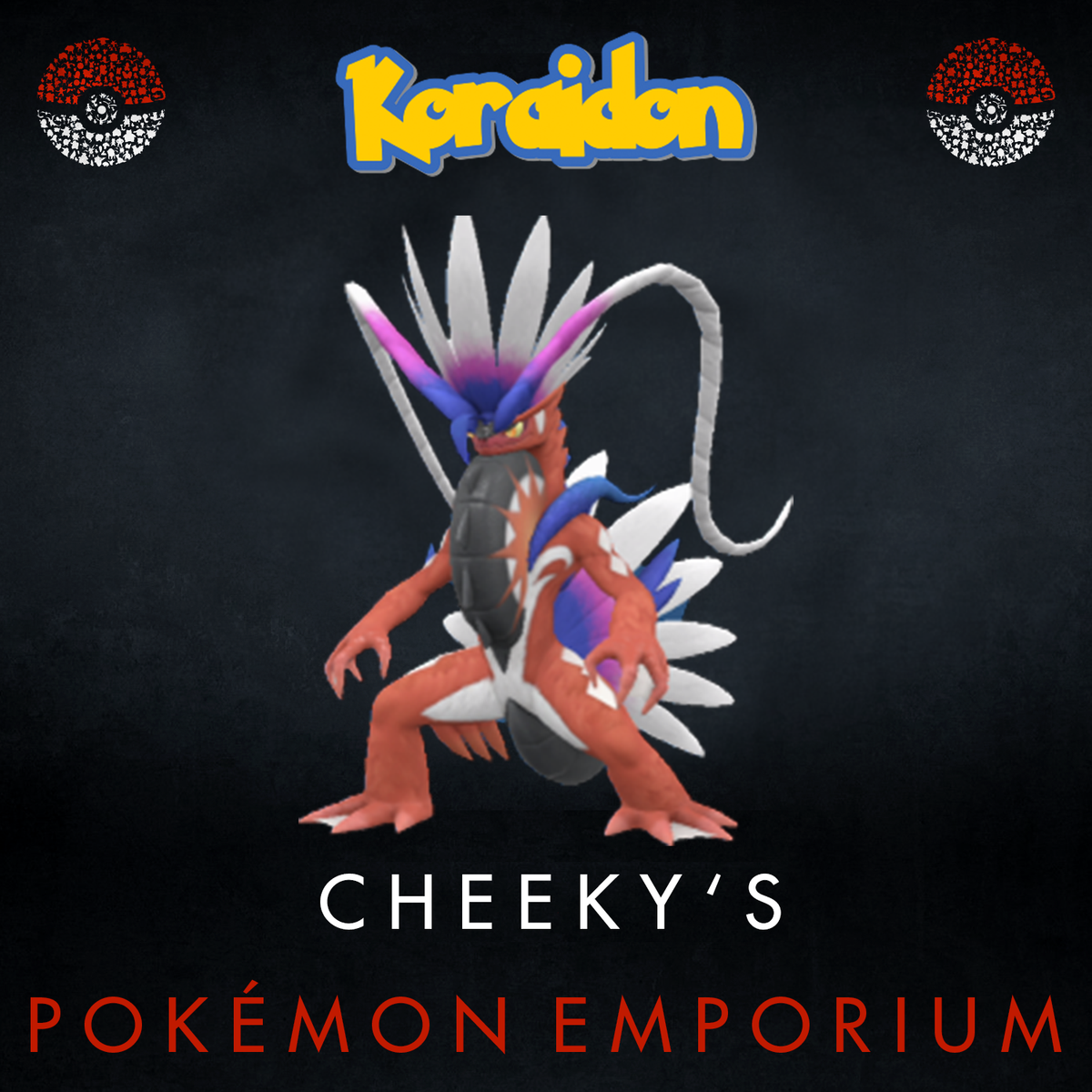 Legitimate Max IV Koraidon Legendary Pokemon Scarlet Violet