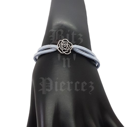 HANDMADE Rose Connector Charm Faux Suede Anklet/Bracelet *UK SELLER* - Picture 99 of 116