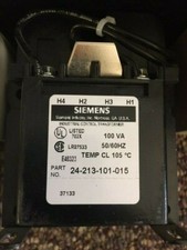 Siemens 24-213-101-015 Transformer, 100VA, 50/60Hz, 