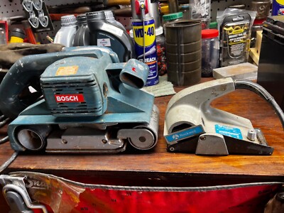 Bosch Belt Sander Machine BOSCH 1273D Belt Sander: 4“ X 24“ Vacuum