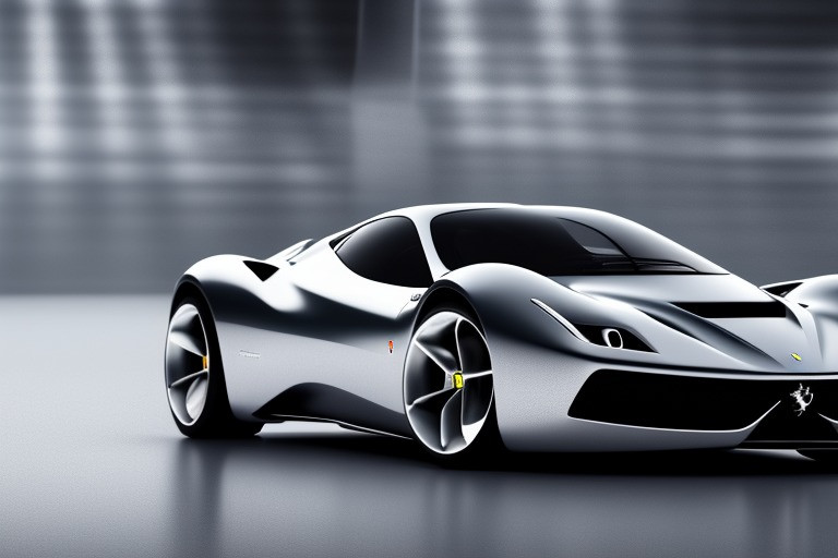 FERRARI Race Car Racing Hypercar Concept Custom Built LARGE 1:12SCALE MODEL