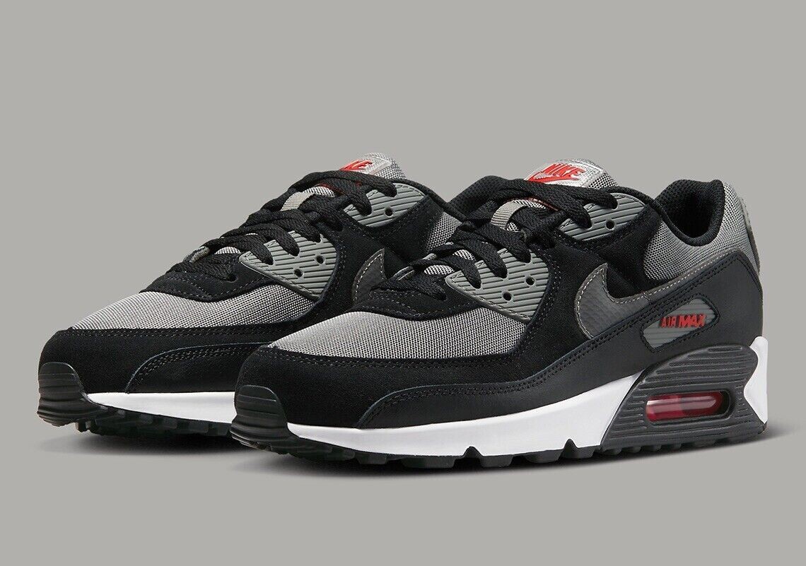 air max 90 black red grey