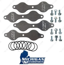 Billet Exhaust Port Blockoff Cover Plates for LS-Based Engines 4.8 5.3 6.0 6.2