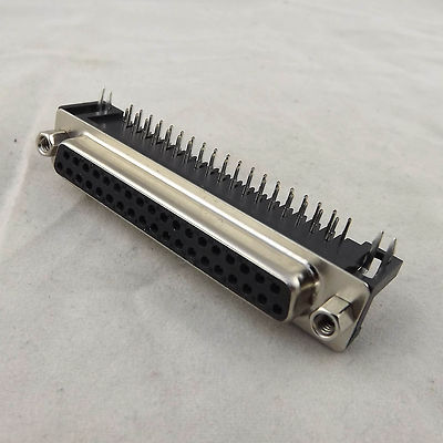 D-SUB DB37 37 Pin Female Right Angle PCB Solder Cable Connector Adapter 2 Rows