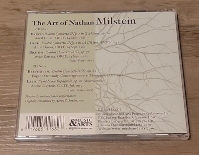 The Art Of Nathan Milstein - 2 CD - **Mint Condition** - RARE