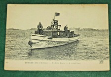 CPA Dinard Vedette Marie A SCOUT BOAT  DRAPEAU DINARD SAINT MALO ECRITE