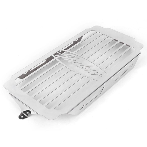 Silver Radiator Grille Grill Cover For Honda VT 1100 Shadow/Spirit/Sabre 1987-07 - Picture 3 of 7