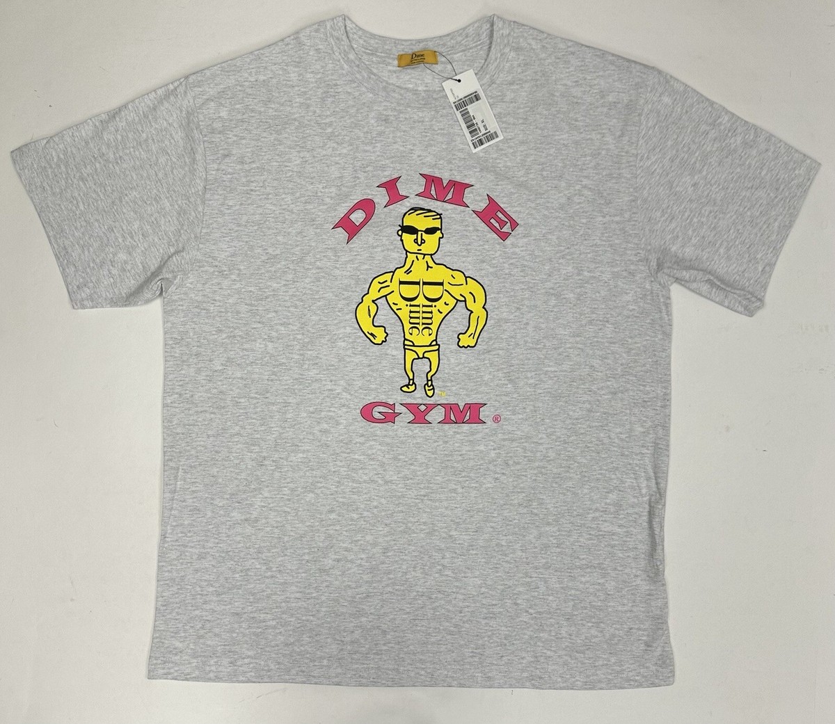 Dime Gym Dime Buff Golds Gym Style Tee XL Brand New Gray Dime Gym Dime Buff Golds Gym Style Tee XL Brand New Gray