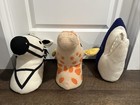 3 Plush Hanging Animal Head Wall Mount Kids Room Art Animals Giraffe Shark Zebra — photo 3