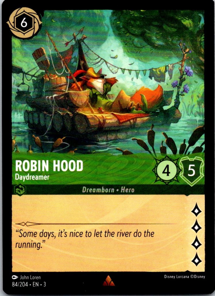 Robin Hood - Daydreamer - 84/204 - Into the Inklands - Lorcana - NM