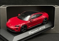 1/43 Porsche Taycan GTS 2022 Carmine Red Model Car by Minichamps WAP0200330PTAC