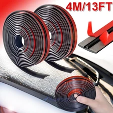 4M Car Windshield Roof Seal Strips Noise Insulation Rubber Sticker Accessories