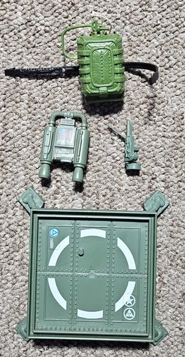 Vintage 1982 Hasbro GI Joe Lot Jump Jet Pack 1985 Parachute Mail Away Arah