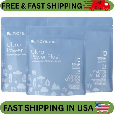 #ad #ad Laundry Detergent Ultra Power Plus 3 bags 2.2 Lbs EachBag Freeamp;Fast Shipping $80.00