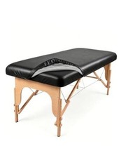 Massage Table Cover, Waterproof PU Leather Massage Bed Protector, Oil Black