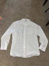 Berlioni White Button Down Dress Shirt-Men's size 2XL