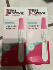 2 Pack First Response Pregnancy Test Rapid Result 2 TEST EXP 2028