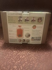 Infantino 50 Pack Squeeze Pouches Create Baby Food Home Travel Daycare Healthy