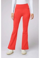 Med Couture MC AMP KNIT Scrubs Flare Leg Yoga Pant MC150 ONMN One In A Melon