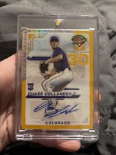 2025 Panini Holo Prospect Ticket Signatures  - Gold CHASE DOLLANDER RC #68 /10
