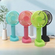 Mini Handheld Cooling Fan USB Rechargeable Portable Desk Fan 3 Speeds