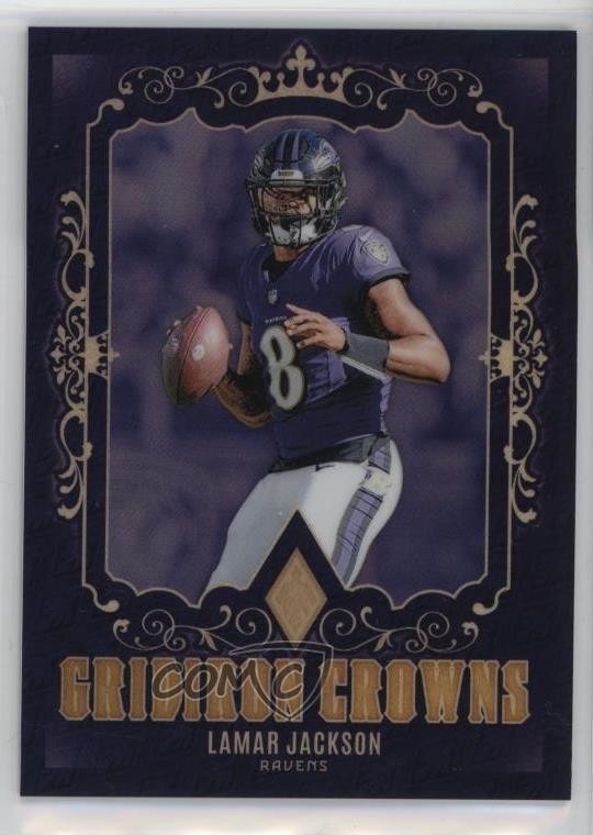 2024 Panini Phoenix Gridiron Crowns Lamar Jackson #GC-12 6m7