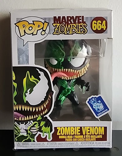 Funko Pop! (2020) Marvel: Zombie Venom - Funko Club Exclusive figure toy #664