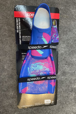 Speedo Unisex-Adult Swim Training Fins Rubber Long Blade - XL - Mens 11-12