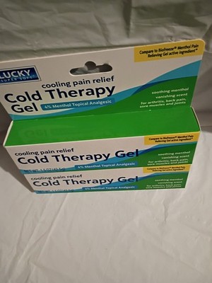 Lucky Super Soft Cold Therapy Gel Soothing Menthol Pain Relief 1.5 oz