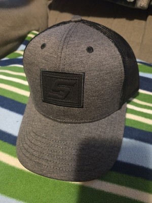 *NEW! Snap-On Tools Hat Cap 3D ''S'' LOGO Cap Gray & Black, MESH BACK *Snap-Back*