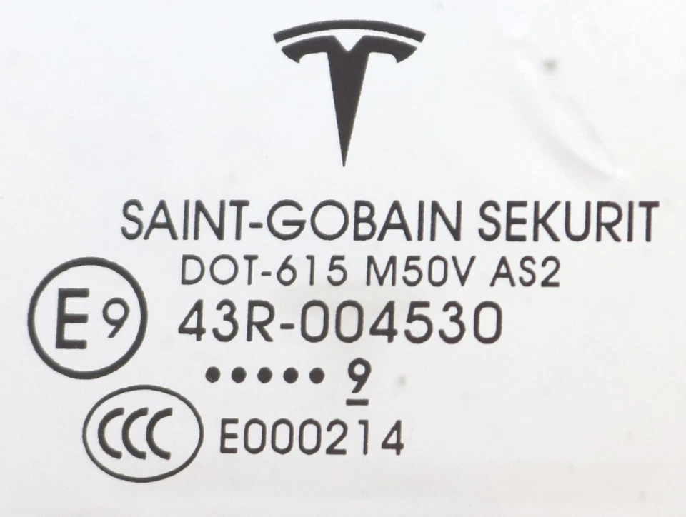 Tesla Model 3 III VFL 1077901-00-A Türscheibe Fenster Vorne Rechts ORIGINAL - Bild 2 von 4