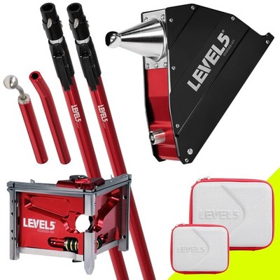 LEVEL5 Drywall 8'' Corner Applicator Box + Ext. Handle & 3'' Corner Finisher 4-513