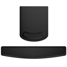 PU Leather Mouse Pads Wrist Rest Support and Keyboard Wrist Rest Pad Set for ...