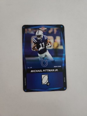 2024 UNO Elite Michael Pittman Jr. Foil Blue #139
