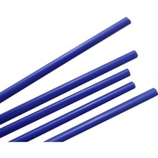 Oceanside Glass Rods Medium Blue Opal 96coe 1lb.Bundle
