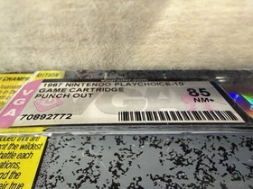 Slabbed 1987 Nintendo Arcade Playchoice-10 Mike Tyson's Punch-Out‼ VGA 85 NM+