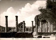 RPPC Olympia Palaestra Greece vintage postcard b265