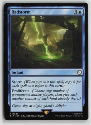 Radstorm Near Mint 37  Fallout Magic: The Gathering