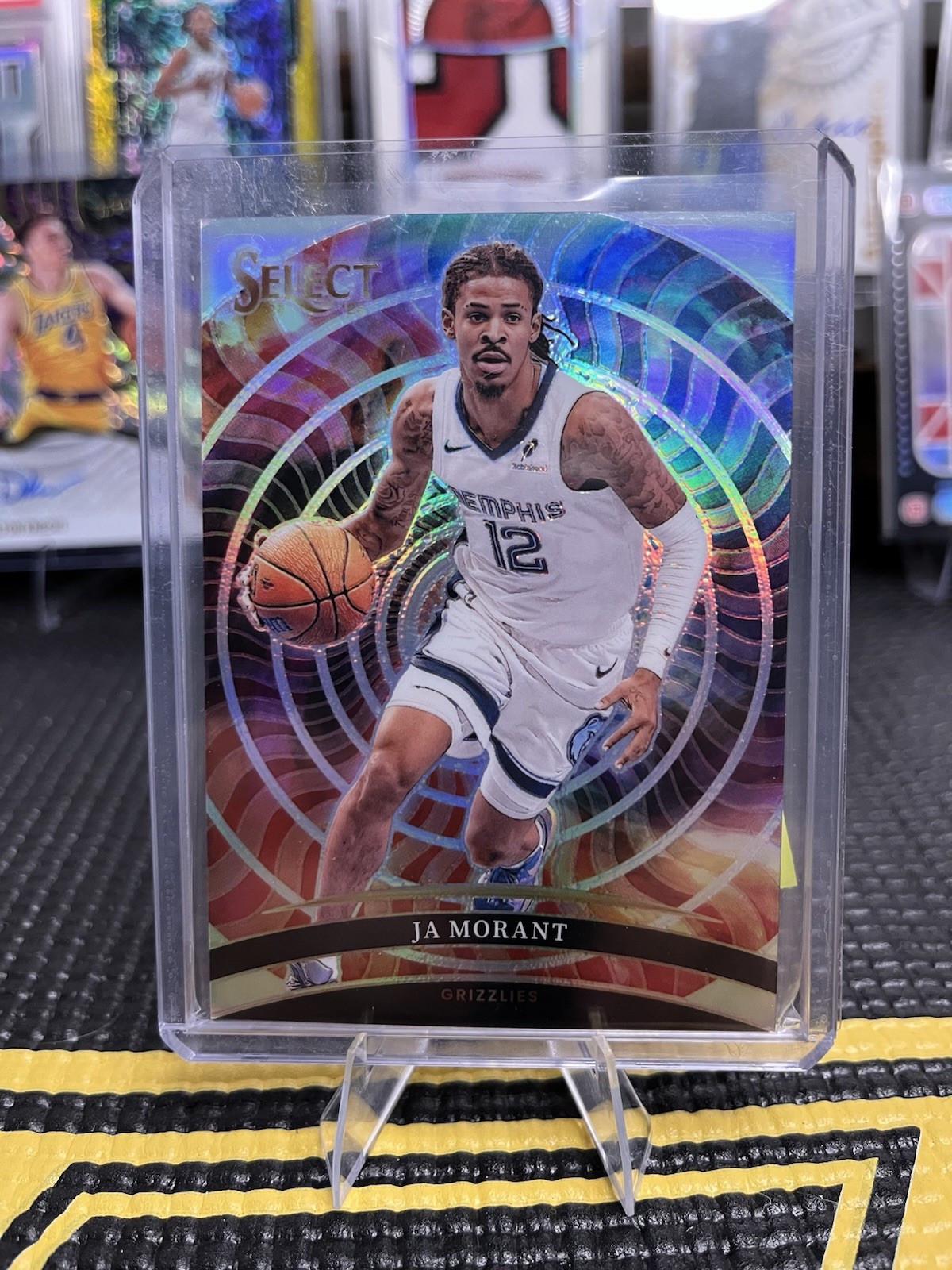 JA MORANT 2024-25 SELECT COLOR WHEEL SSP BASKETBALL GRIZZLIES #15
