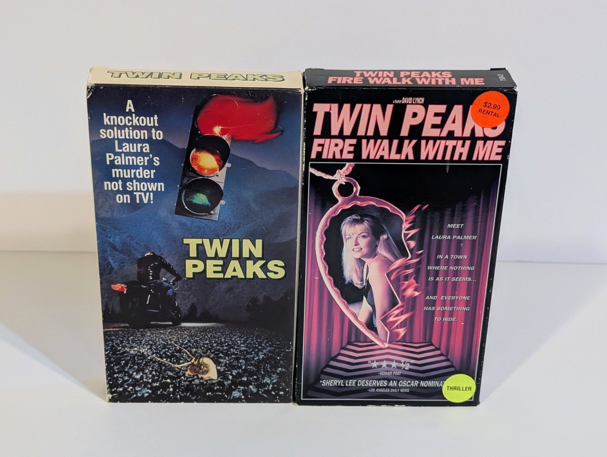 RARE Twin Peaks VHS SCREENER Advance Promo Warner Pilot & Fire