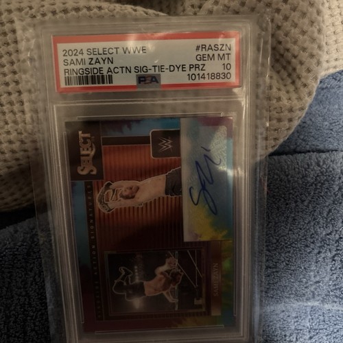 WWE PANINI 2024 SAMI ZAYN PSA 10 7 Of 25 Autographed Card
