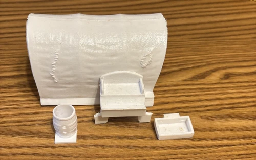 Marx 60 MM Wagon Top - Do Not Let Your Wagon Run Around  Top-Less